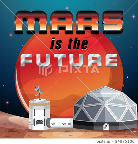 Poster design of Mars is the future Poster design of Mars is the future 84875106