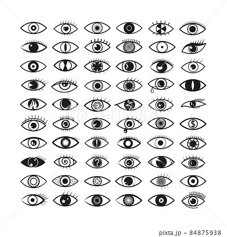 Eye Icons Collection 84875938
