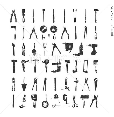 Vector Traced Electric and Hand Tools 84875951