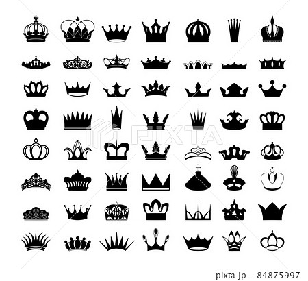 Set of Black Crowns 84875997