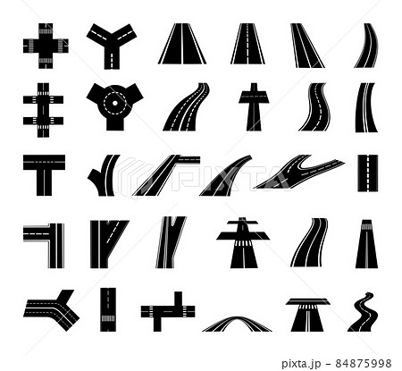 Collection of Roads and Crossroads 84875998