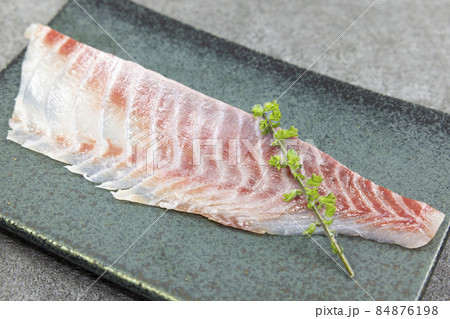 美味しいメジナの刺し身の写真素材