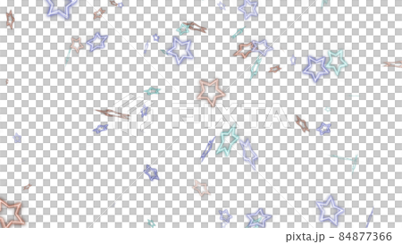 CGスター 多数の舞う星 CGスター 多数の舞う星 84877366