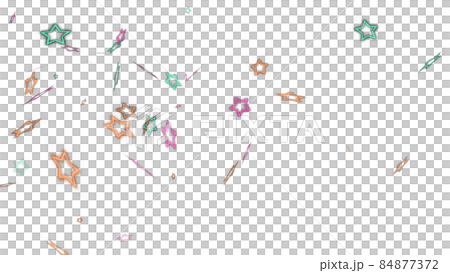 CGスター 多数の舞う星 CGスター 多数の舞う星 84877372