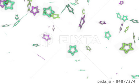 CGスター　多数の舞う星 84877374