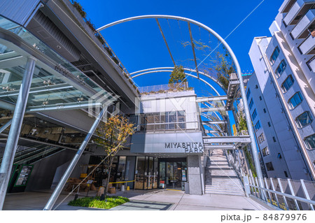 日本の東京都市景観 12月。オミクロン株が世界に衝撃…宮下公園などを望む…＝12月13日 84879976