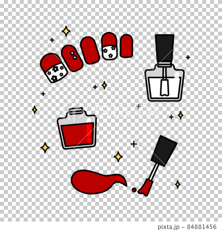 ネイル　イラスト 84881456
