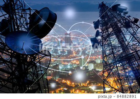 telecommunication mast TV antennas wireless technology 84882891