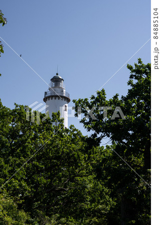 The lighthouse Tall Erik at the northern tip of the Baltic island of Oland 84885104