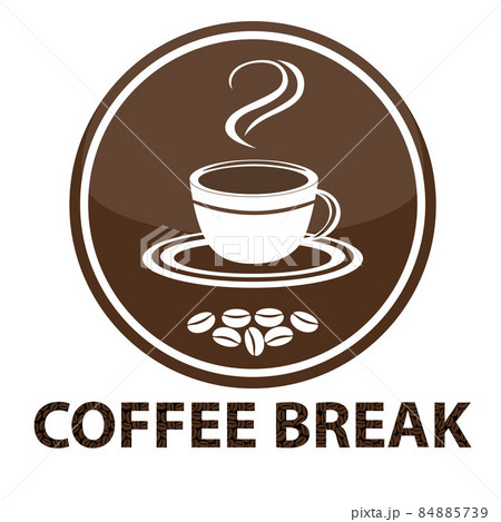 Vector background with coffee cup Vector background with coffee cup 84885739