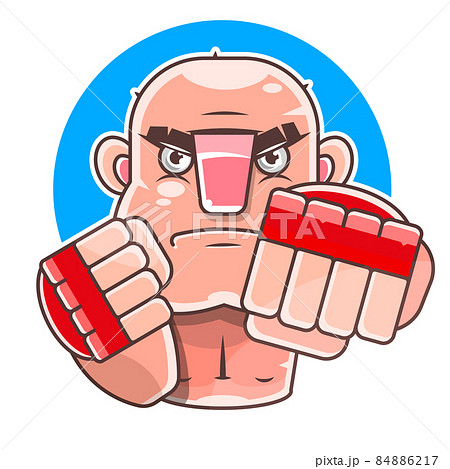 Mixed martial arts logo design, hand punching icon, fight symbol Mixed martial arts logo design, hand punching icon, fight symbol 84886217