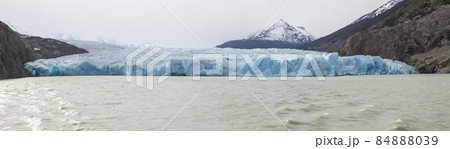 Panoramic picture of glacier grey in the Torres del Paine national park in Patagonia 84888039