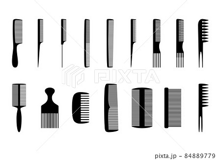 Set Of Combs Vector Illustration Stock Illustration