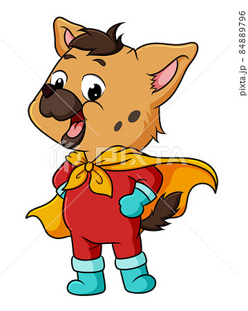 The superhero hyena is the strongest and famous in zoo The superhero hyena is the strongest and famous in zoo 84889796