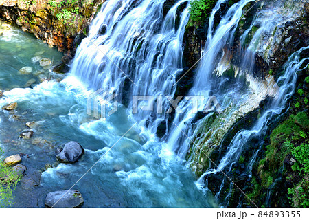 白ひげの滝　ブルーリバー　青い川　白金温泉　北海道美瑛町白金 84893355