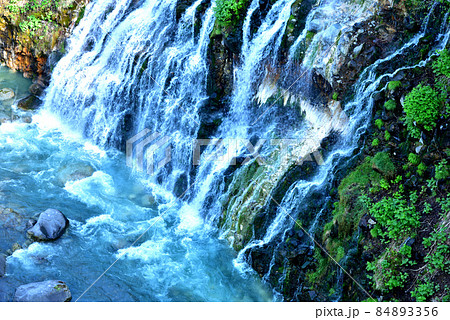 白ひげの滝 ブルーリバー 青い川 白金温泉 北海道美瑛町白金 白ひげの滝 ブルーリバー 青い川 白金温泉 北海道美瑛町白金 84893356