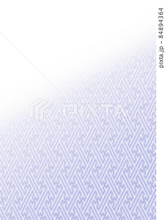ハーフトーンの紗綾形　白に青　濃い　（背景素材） 84894364