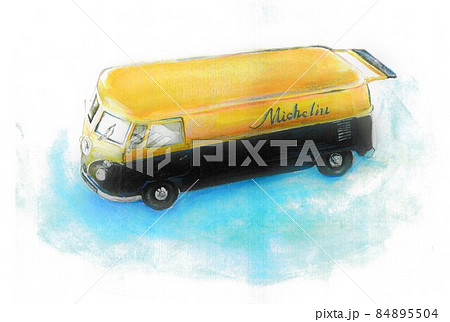 黄色と黒色の車 84895504