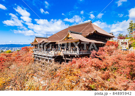 秋の京都 清水寺 本堂 秋の京都 清水寺 本堂 84895942