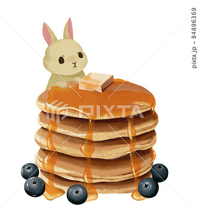 ホットケーキと兎 ホットケーキと兎 84896369