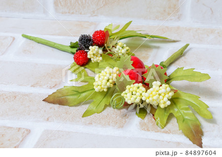 花, 造花, ストロベリー, イチゴ, 葉, 緑, クラフト, 雑貨, クラフトパーツ, パーツ 花, 造花, ストロベリー, イチゴ, 葉, 緑, クラフト, 雑貨, クラフトパーツ, パーツ 84897604