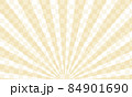 背景　ポップ　宣伝　放射状　黄色 84901690