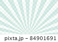 背景　ポップ　宣伝　放射状　緑色 84901691