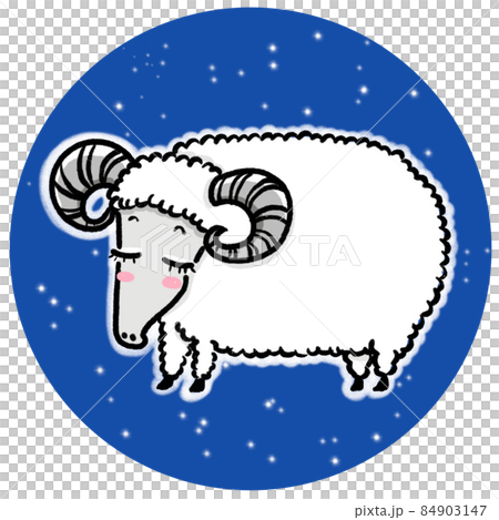 12 constellations cute illustration material 84903147
