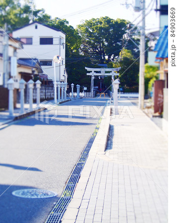 丹比神社に続く道 丹比神社に続く道 84903669