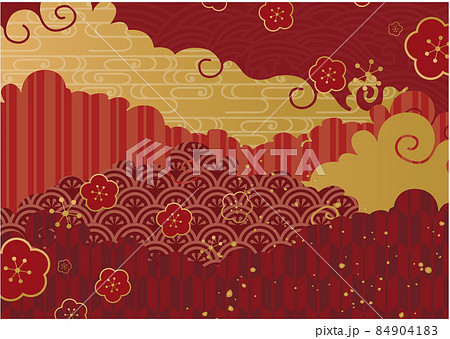 和風　和柄　背景 84904183
