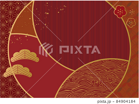 和風　和柄　背景 84904184