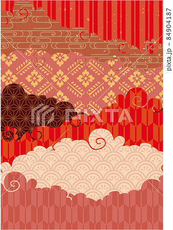 和風　和柄　背景 84904187