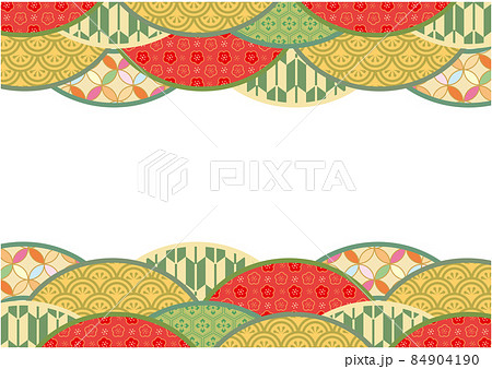 和風　和柄　背景 84904190