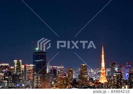 東京・都市風景　夜景 84904210