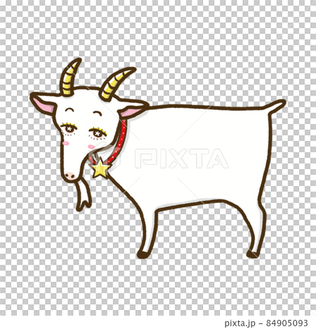 12星座可愛插畫素材/摩羯座 12星座可愛插畫素材/摩羯座 84905093