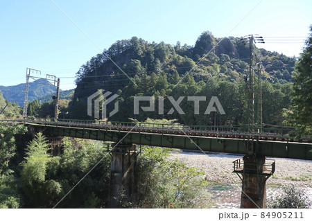 望月街道から見た飯田線 望月街道から見た飯田線 84905211