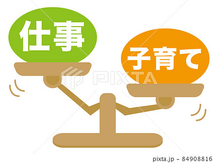 仕事・子育て 84908816