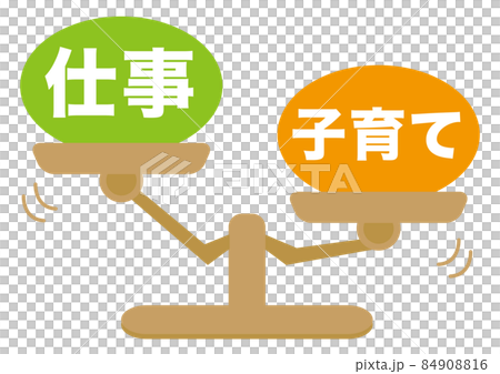 仕事・子育て 84908816