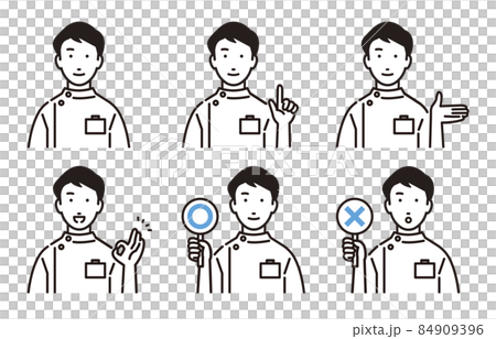 人物 男性の看護師セット 人物 男性の看護師セット 84909396