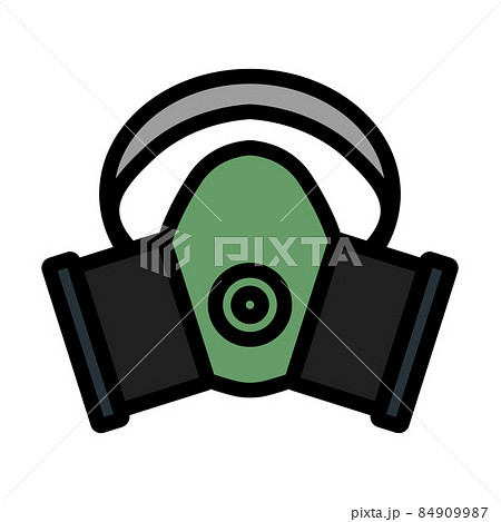 Dust Protection Mask Icon Dust Protection Mask Icon 84909987
