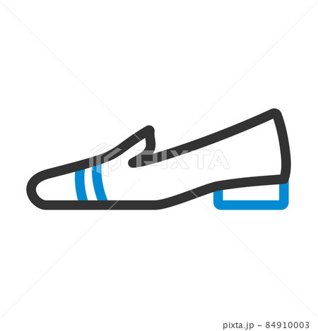 Woman Low Heel Shoe Icon Woman Low Heel Shoe Icon 84910003
