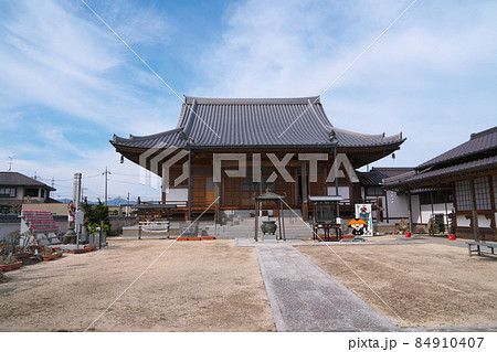 ぼたん寺清眼寺の本堂　岡山県津山市 84910407