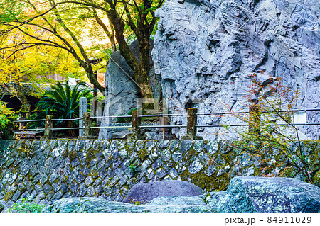 大雄寺の五百羅漢(富川渓谷)の紅葉 【長崎県諫早市】 大雄寺の五百羅漢(富川渓谷)の紅葉 【長崎県諫早市】 84911029