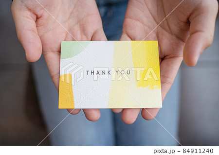 thankyou　ありがとうを伝えるイメージ素材 84911240