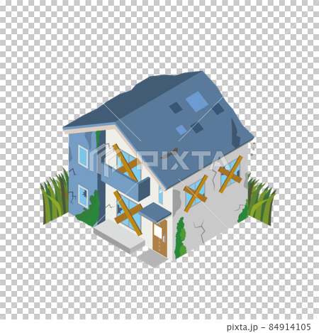 Aged vacant house 84914105