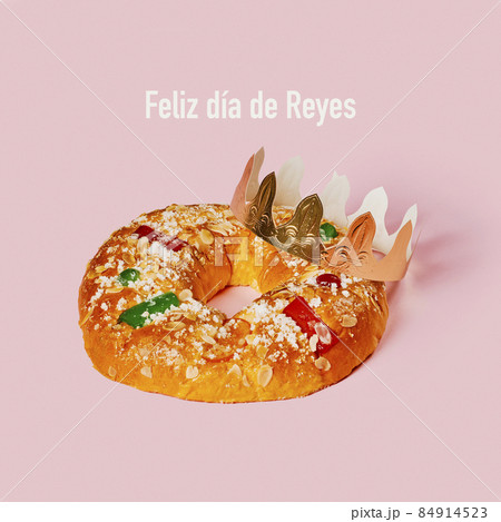 three spanish king cakes, web banner three spanish king cakes, web banner 84914523