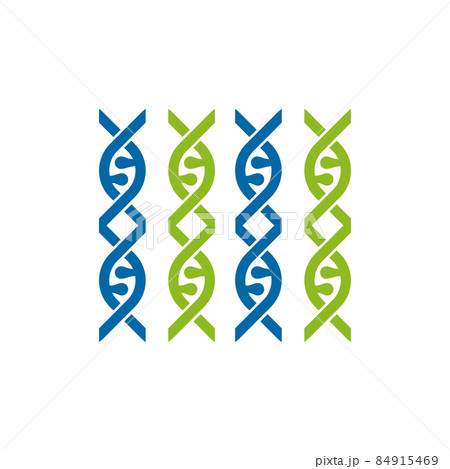 DNA Chromosome science genetic logo design 84915469