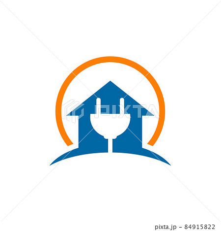 Electricity home icon logo design Electricity home icon logo design 84915822