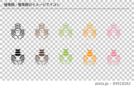 骨科診所/骨科診所簡單形像圖標素材 骨科診所/骨科診所簡單形像圖標素材 84918262