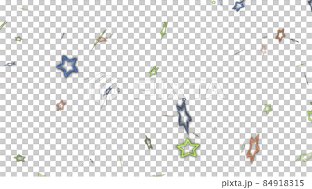 CG star Many dancing colorful stars CG star Many dancing colorful stars 84918315